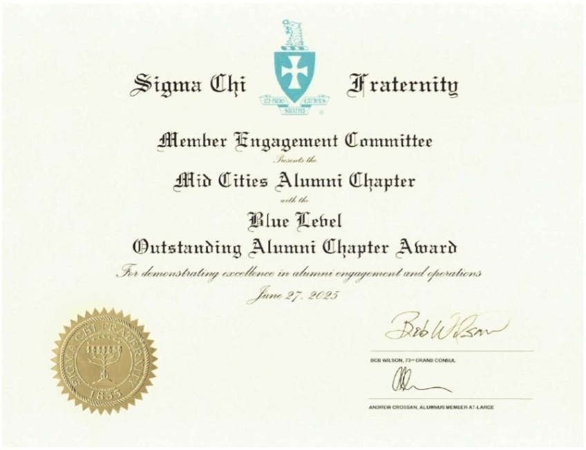 MCAC Blue Chapter Award